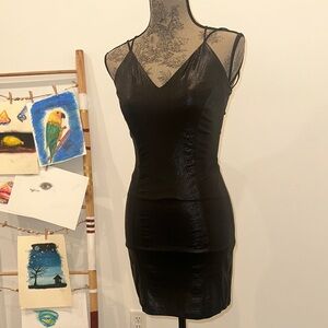 Symphony Black Backless Dress